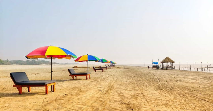 nijhum dwip sea beach